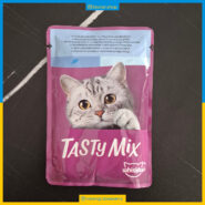 پوچ ویسکاس - گربه بالغ - ماهی تن و سفید Tasty Mix