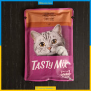پوچ ویسکاس - گربه بالغ - اردک Tasty Mix