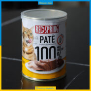 کنسرو پته بدون غلات مخصوص گربه رداسپرینگ - گوشت مرغ و جگر - 400 گرمی