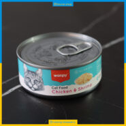 کنسرو نچرال مخصوص گربه ونپی مرغ و میگو - 95 گرمی