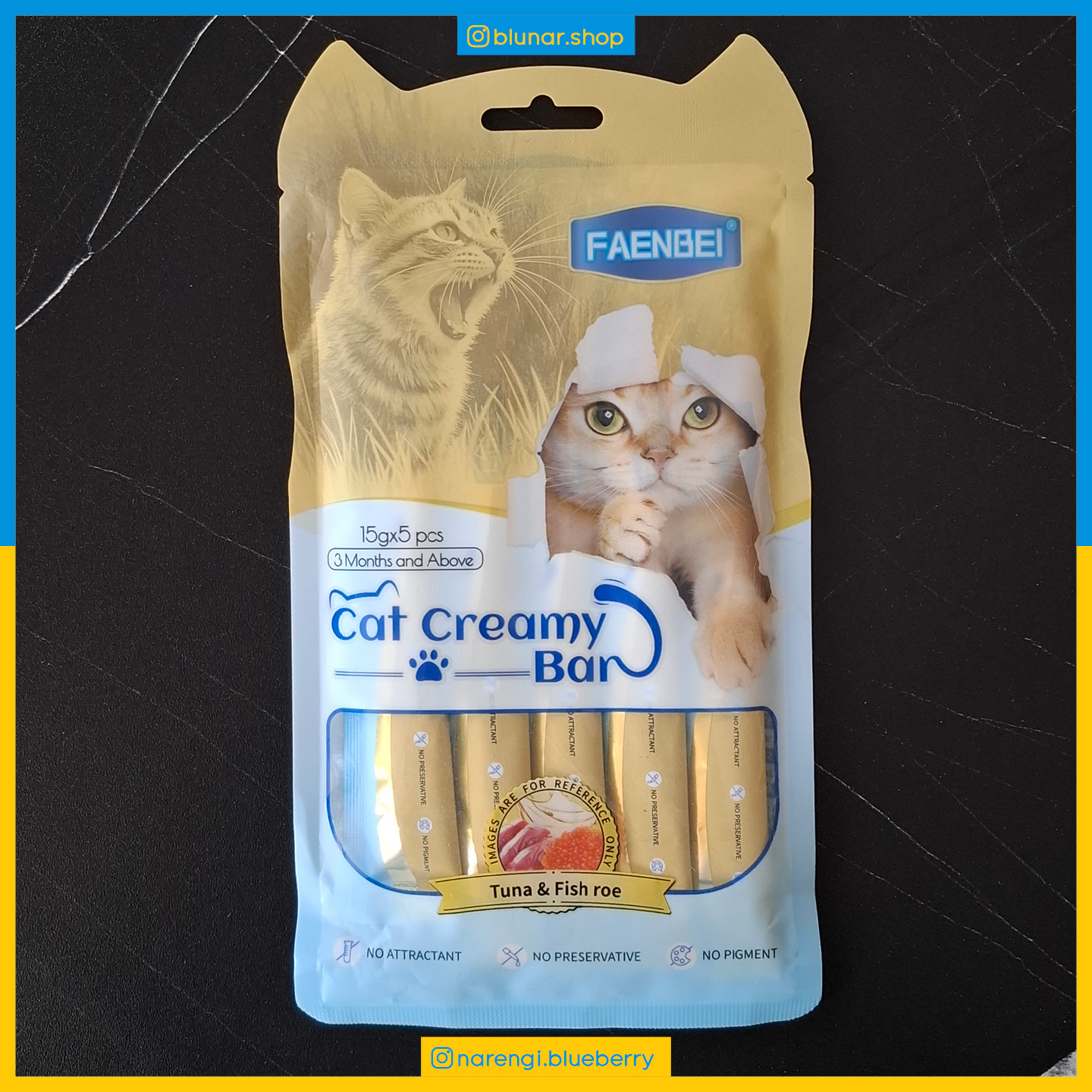 بستنی فنبی - مرغ و تخم ماهی - بسته 5 تایی